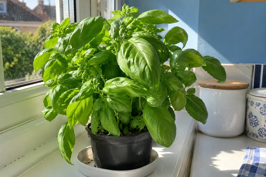 Keeping supermarket basil alive