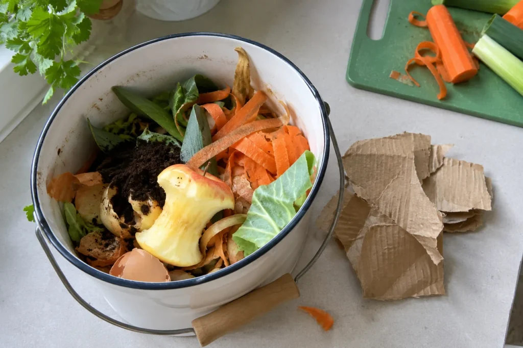 What can you put in a compost bin?